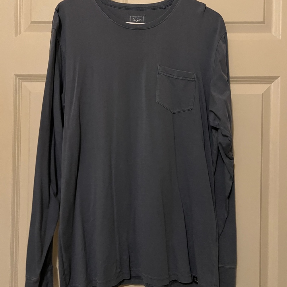 Rails Long Sleeve Pocket Tee